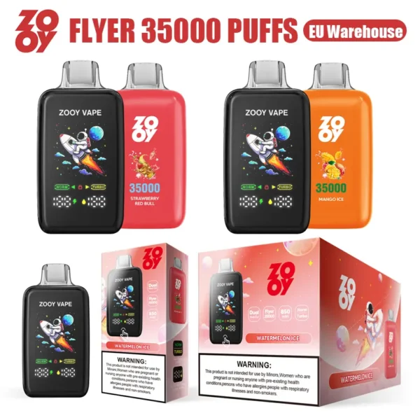 ZOOY FLYER 35K Puffs 35000 Disposable Vape Wholesale EU Warehouse
