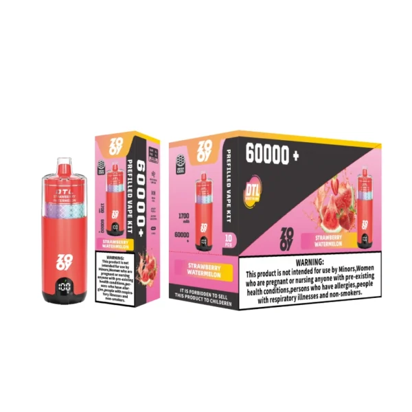 ZOOY Mega 60k Puffs 60000 DTL Shisha Disposable Vape Wholesale EU Warehouse