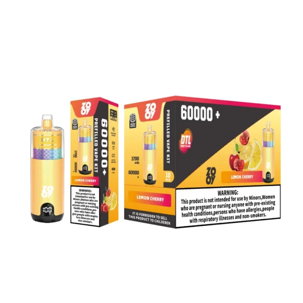 ZOOY Mega 60k Puffs 60000 DTL Shisha Disposable Vape Wholesale EU Warehouse