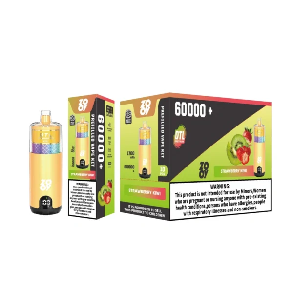 ZOOY Mega 60k Puffs 60000 DTL Shisha Disposable Vape Wholesale EU Warehouse