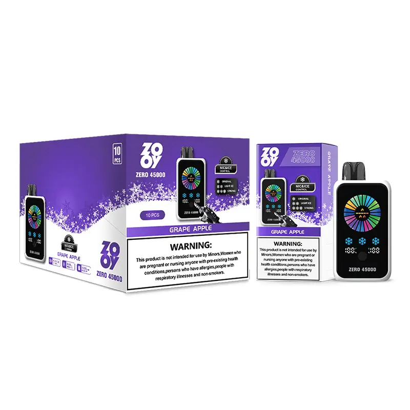 ZOOY ZERO 45k Puffs 45000 Nicotine & Ice Control Disposable Vape Wholesale EU Warehouse 16 ZOOY ZERO 45k Puffs 45000 Nicotine & Ice Control Disposable Vape Wholesale EU Warehouse