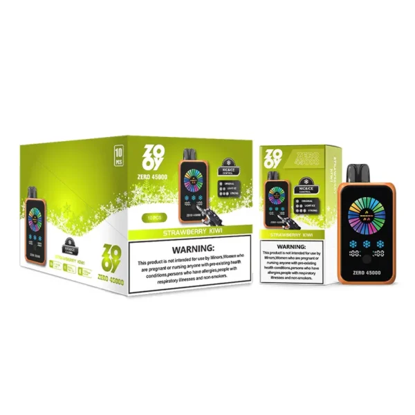 ZOOY ZERO 45k Puffs 45000 Nicotine & Ice Control Disposable Vape Wholesale EU Warehouse