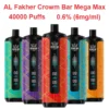 Al Fakher 40K Puffs 40000 Megamax Disposable Vape Wholesale Factory Price