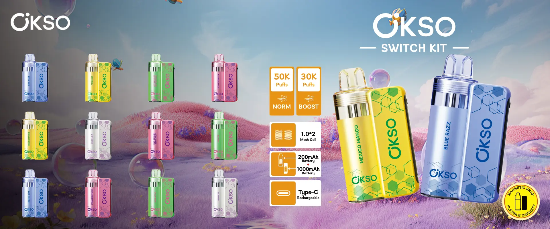 OKSO 50k Puffs 50000 Switch Kit UI Display Disposable Vape Free Shipping 16 OKSO 50k Puffs 50000 Switch Kit UI Display Disposable Vape Free Shipping