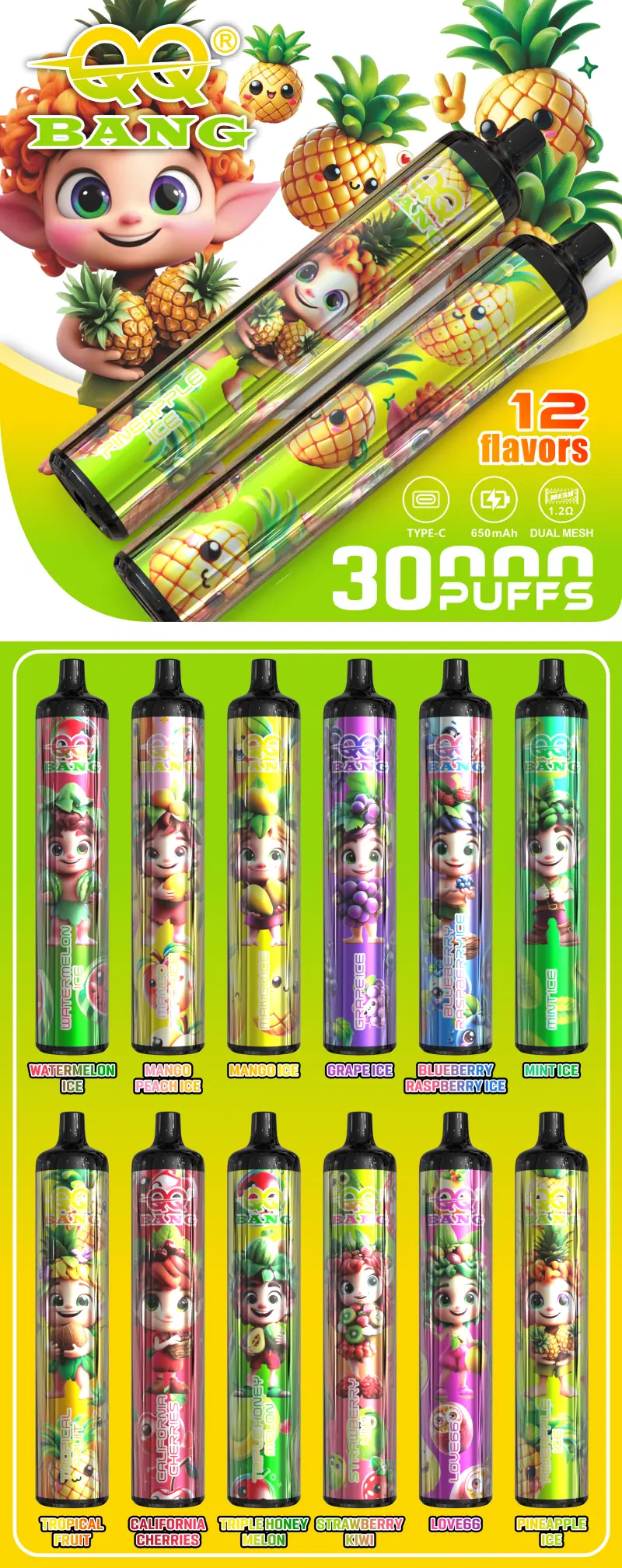 QQ Bang 30000 Puffs 30k Cheap Disposable Vape Pen Free Shipping 14 QQ Bang 30000 Puffs 30k Cheap Disposable Vape Pen Free Shipping
