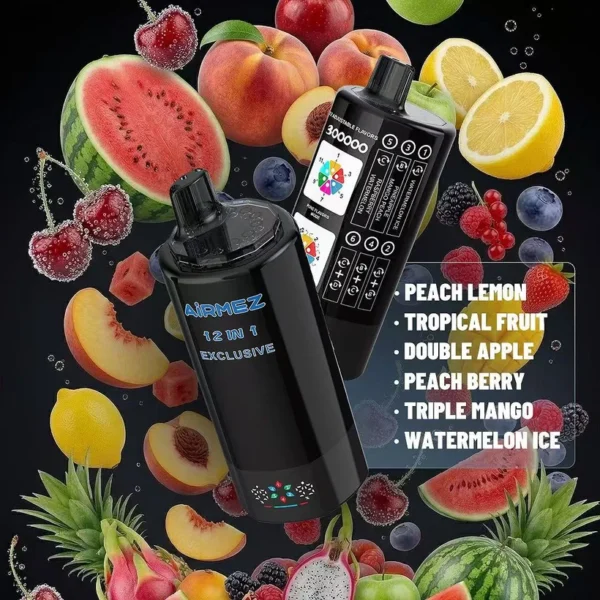 Airmez 300k Puffs 12 in 1 Disposable Vape Pen EU Warehouse 10 Airmez 300k Puffs 12 in 1 Disposable Vape Pen EU Warehouse