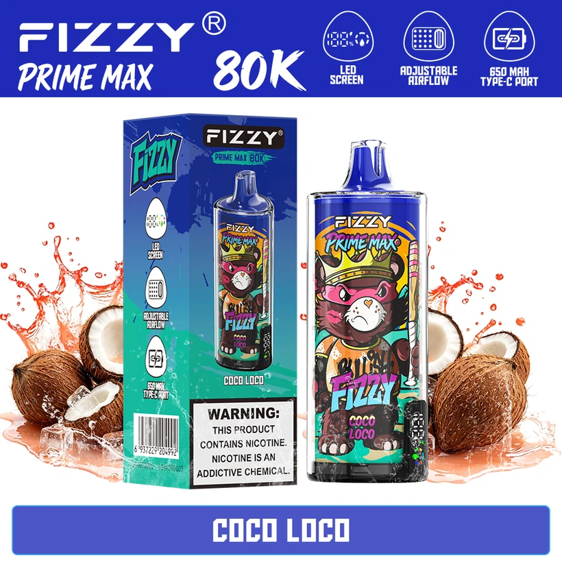Fizzy 80k Puffs Prime Max Disposable Vape Pen EU Warehouse Free Shipping 6 Fizzy 80k Puffs Prime Max Disposable Vape Pen EU Warehouse Free Shipping