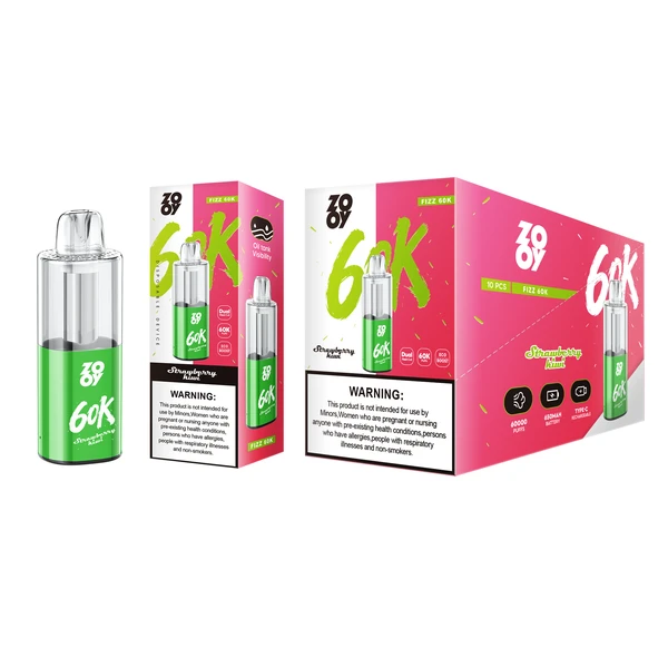 ZOOY 60K Puffs Crystal Disposable Vape EU Warehouse Free Shipping 8 ZOOY 60K Puffs Crystal Disposable Vape EU Warehouse Free Shipping