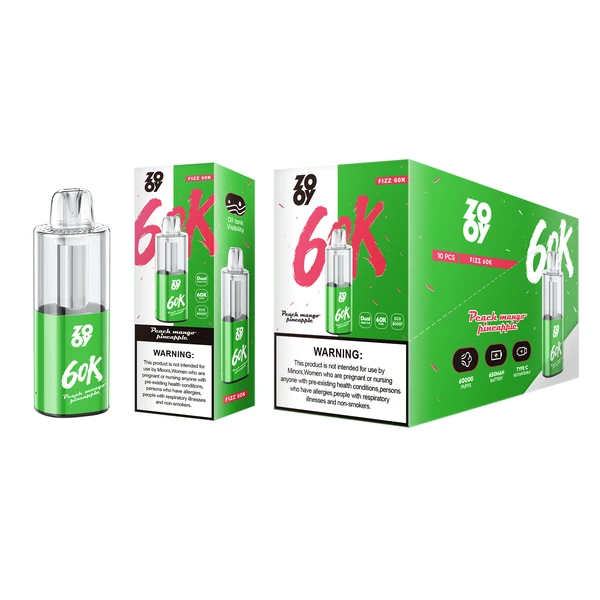 ZOOY 60K Puffs Crystal Disposable Vape EU Warehouse Free Shipping 4 ZOOY 60K Puffs Crystal Disposable Vape EU Warehouse Free Shipping
