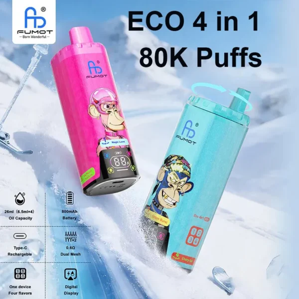 Fumot 80k Puffs ECO 4 in 1 Vape