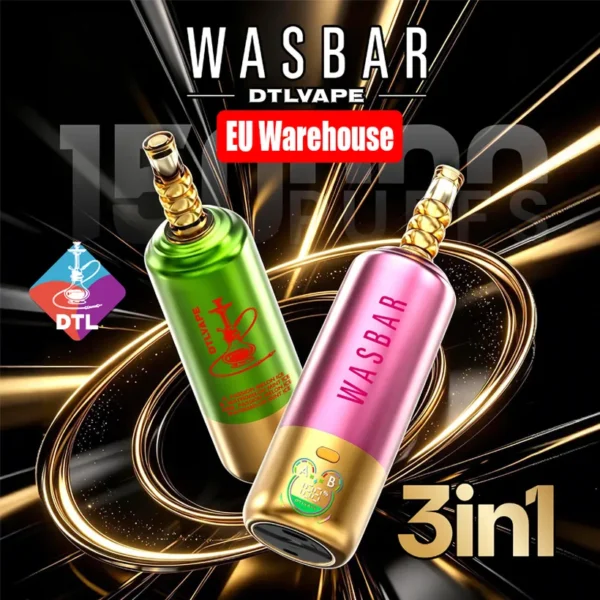Wasbar 150K Puffs 3 in 1 DTL Vaping