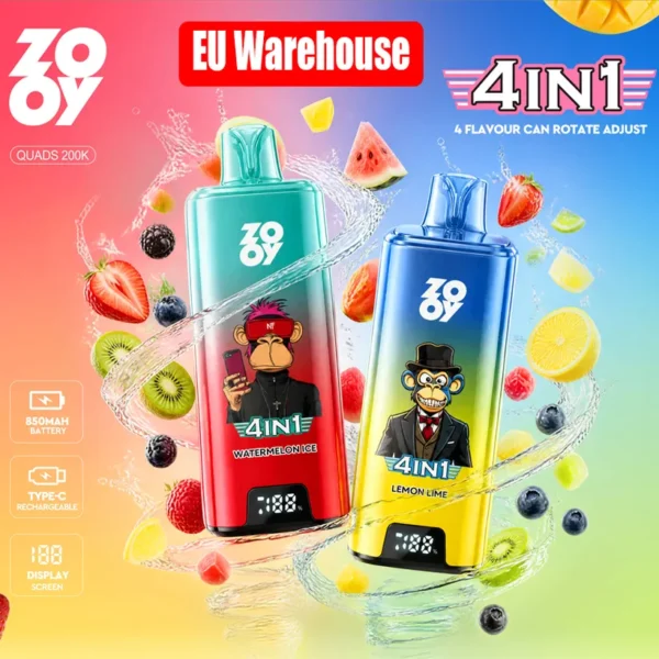 ZOOY 200K Puffs 4 in 1 Buy Disposable Vape