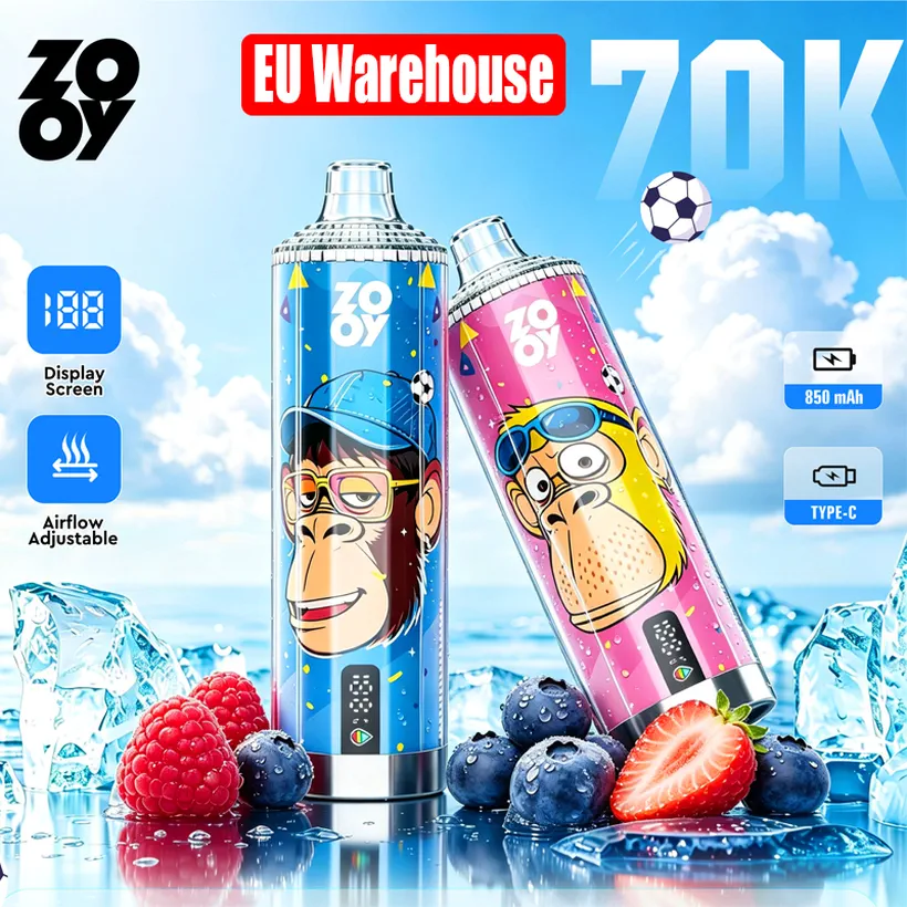ZOOY 70K Puffs 70000 Crystal Vape Buy Disposable Vaper Online Wholesale Electronic Cigarette Europe Warehouse 1 ZOOY 70K Puffs Crystal Vape Buy Disposable Vaper
