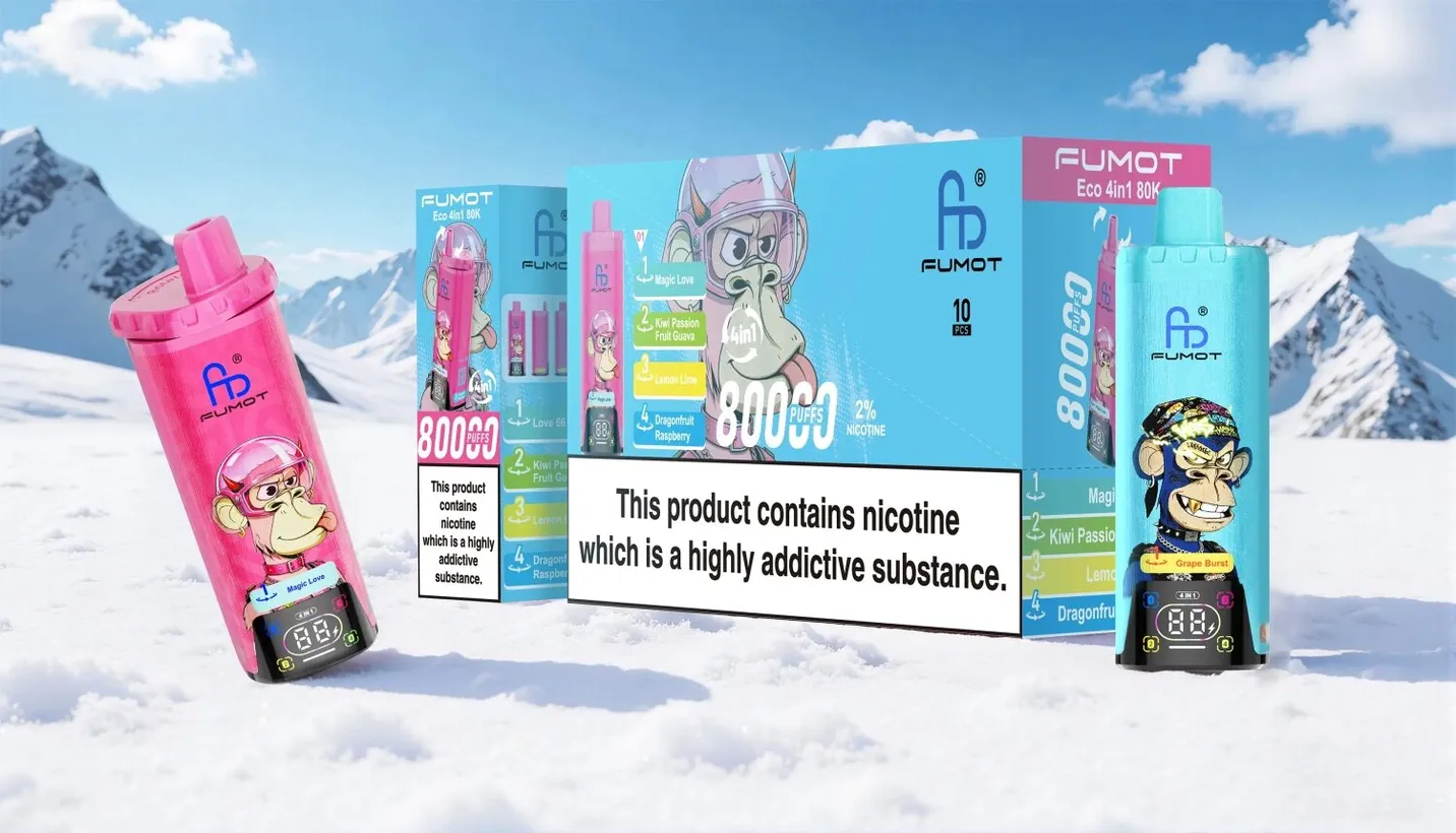 Fumot 80k Puffs ECO 4 in 1 Rechargeable Disposable Vape Online Wholesale 14 Fumot 80k Puffs ECO 4 in 1 Vape