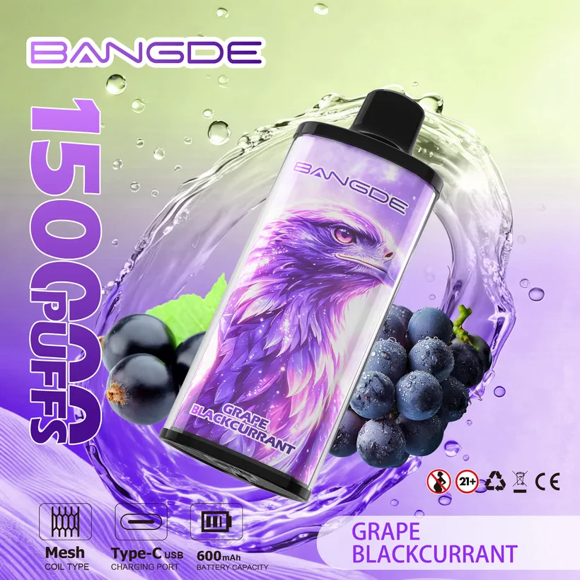 Bang DE 150K Puffs Crystal Rechargeable Disposable Vape Online Wholesale 2 Bang DE 150K Puffs Crystal Rechargeable Disposable Vape