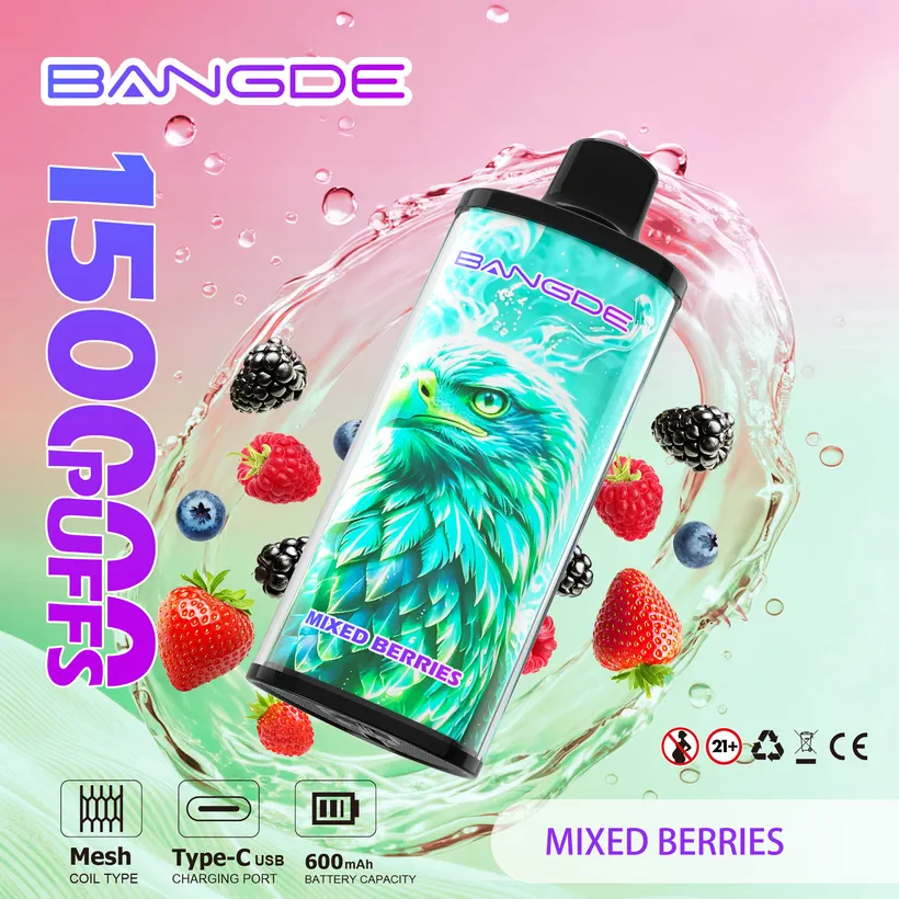 Bang DE 150K Puffs Crystal Rechargeable Disposable Vape Online Wholesale 5 Bang DE 150K Puffs Crystal Rechargeable Disposable Vape