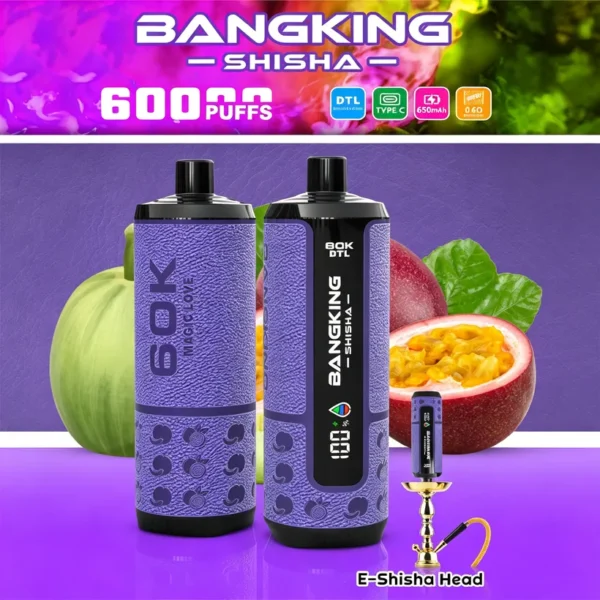 Bang King 60000 Puffs Shisha 60K Rechargeable Disposable Vape DTL Online Wholesale 13 Bang King 60000 Puffs Shisha 60K
