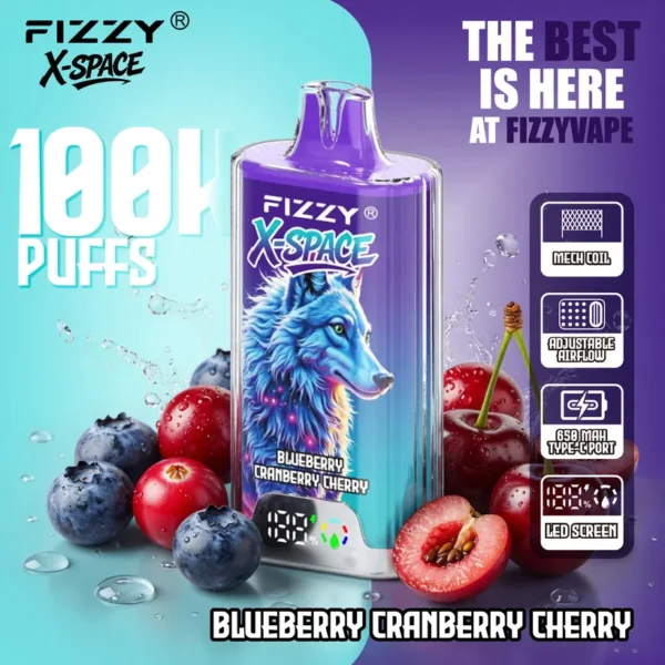 Fizzy 100K Puffs X-Space Crystal Vape Buy Disposable Online Wholesale Europe Warehouse 15 Fizzy 100K Puffs X-Space Crystal Vape