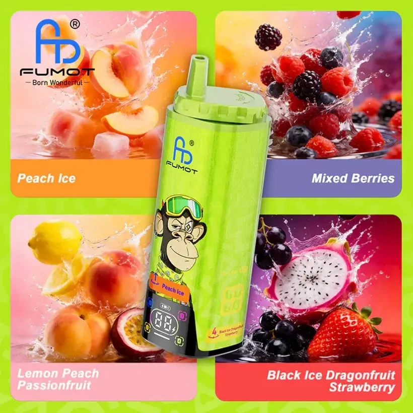Fumot 80k Puffs ECO 4 in 1 Rechargeable Disposable Vape Online Wholesale 3 Fumot 80k Puffs ECO 4 in 1 Vape