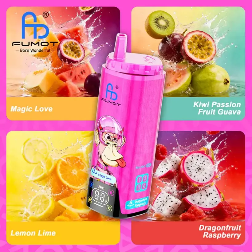 Fumot 80k Puffs ECO 4 in 1 Rechargeable Disposable Vape Online Wholesale 7 Fumot 80k Puffs ECO 4 in 1 Vape