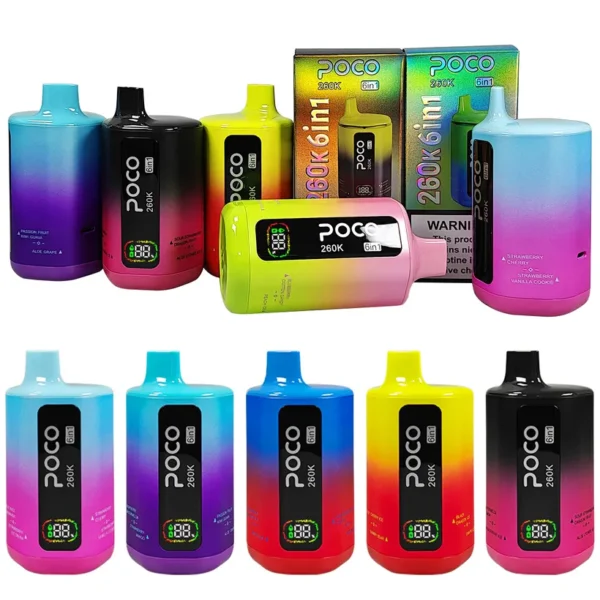 POCO 260K Puffs 6 in 1 Buy Disposable Vape