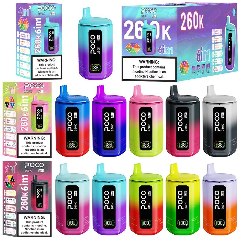 POCO 260K Puffs 6 in 1 Buy Disposable Vape