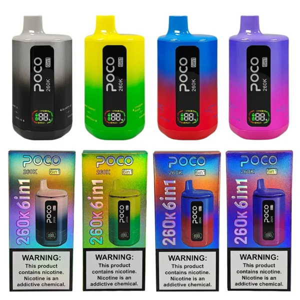 POCO 260K Puffs 6 in 1 Buy Disposable Vape