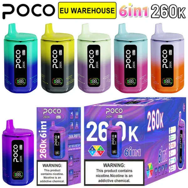 POCO 260K Puffs 6 in 1 Buy Disposable Vape