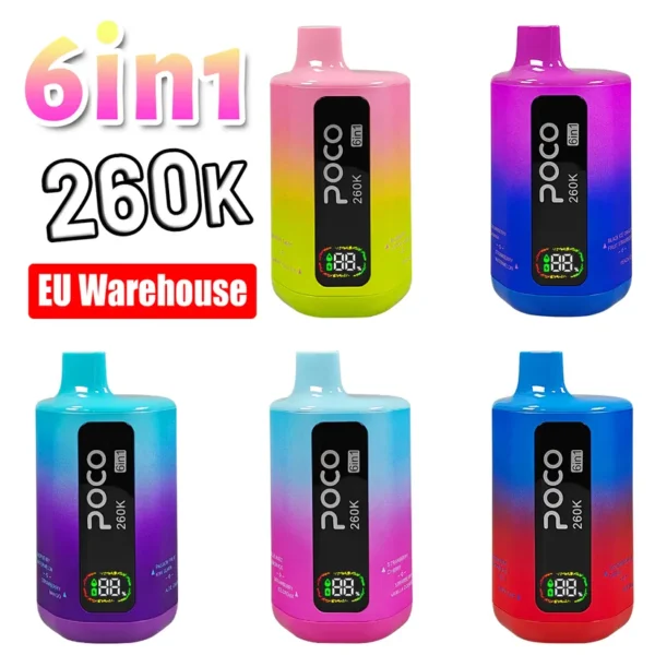 POCO 260K Puffs 6 in 1 Buy Disposable Vape