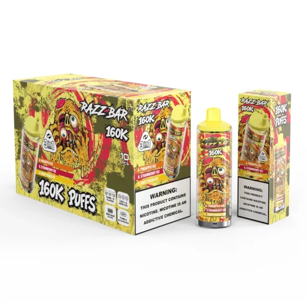 Razz Bar 160K Puffs 3 in 1 Buy Disposable Vape Online Wholesale Electronic Cigarette Europe Warehouse 11 Razz Bar 160K Puffs 3 in 1 Buy Disposable Vape