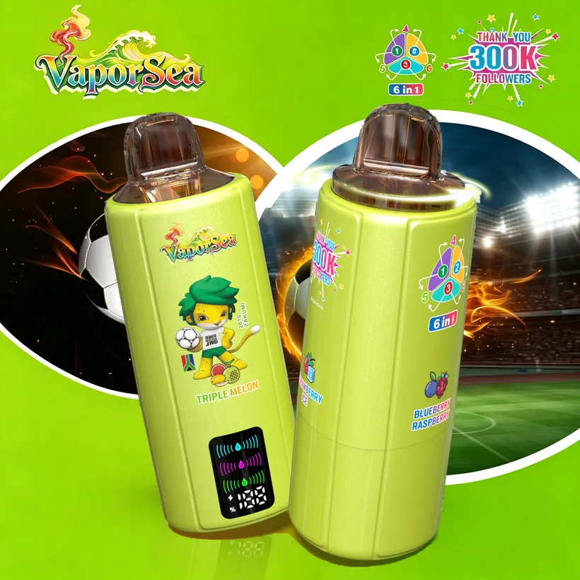 Vaporsea 300K Puffs 6 in 1 Rechargeable Disposable Vape Online Wholesale 7 Vaporsea 300K Puffs 6 in 1 Rechargeable Disposable Vape