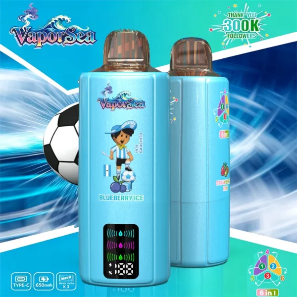 Vaporsea 300K Puffs 6 in 1 Rechargeable Disposable Vape Online Wholesale 10 Vaporsea 300K Puffs 6 in 1 Rechargeable Disposable Vape