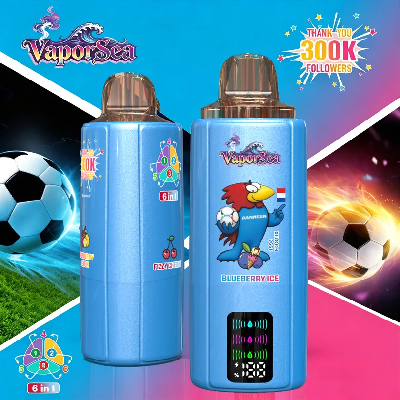 Vaporsea 300K Puffs 6 in 1 Rechargeable Disposable Vape Online Wholesale 2 Vaporsea 300K Puffs 6 in 1 Rechargeable Disposable Vape