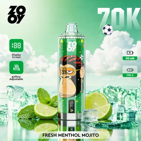 ZOOY 70K Puffs 70000 Crystal Vape Buy Disposable Vaper Online Wholesale Electronic Cigarette Europe Warehouse 14 ZOOY 70K Puffs Crystal Vape Buy Disposable Vaper