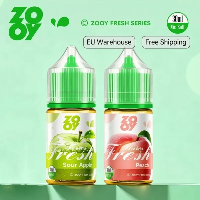 ZOOY E Liquid 30ML for Vape Fresh Series Vape Wholesale Original Factory Europe Warehouse 1 ZOOY E Liquid 30ML
