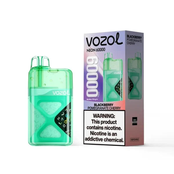 Vozol Neon 60K Puffs 3D Curved Screen Wholesale Rechargeable Visible Liquid Tank Europe Warehouse 14 Vozol Neon 60K