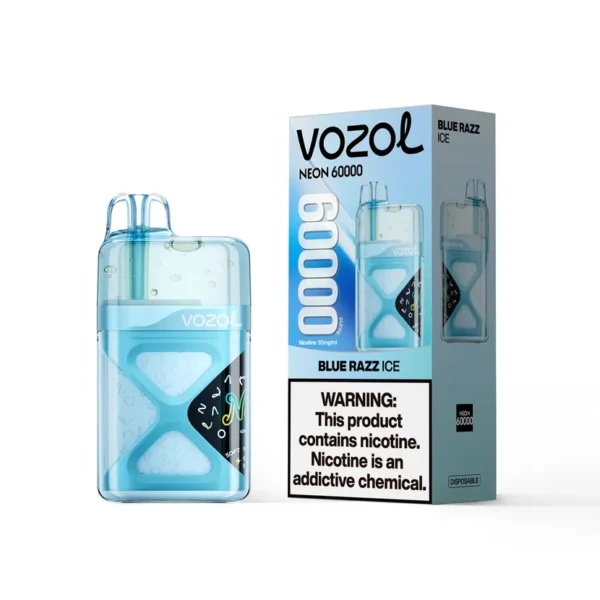 Vozol Neon 60K Puffs 3D Curved Screen Wholesale Rechargeable Visible Liquid Tank Europe Warehouse 13 Vozol Neon 60K