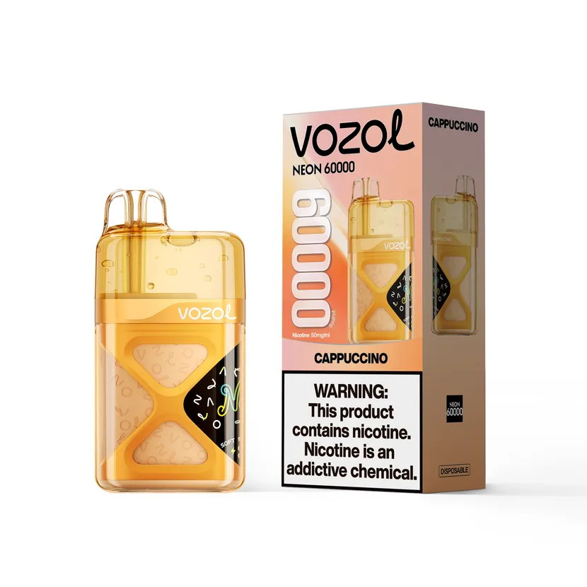 Vozol Neon 60K Puffs 3D Curved Screen Wholesale Rechargeable Visible Liquid Tank Europe Warehouse 4 Vozol Neon 60K