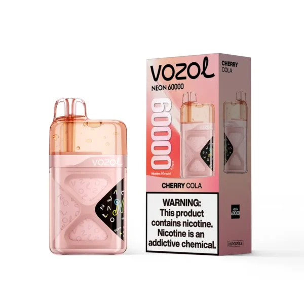 Vozol Neon 60K Puffs 3D Curved Screen Wholesale Rechargeable Visible Liquid Tank Europe Warehouse 10 Vozol Neon 60K