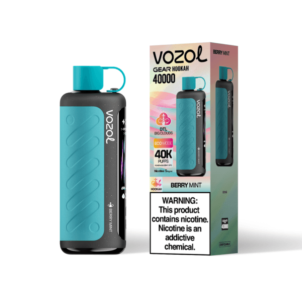 Vozol Gear Hookah 40000 40K Puffs Bulk Buy DTL Dual Mode Rechargeable Disposable Vape Europe Warehouse 15 Vozol Gear Hookah 40000 Puffs