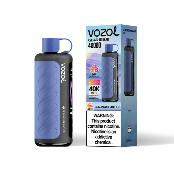 Vozol Gear Hookah 40000 40K Puffs Bulk Buy DTL Dual Mode Rechargeable Disposable Vape Europe Warehouse 13 Vozol Gear Hookah 40000 Puffs