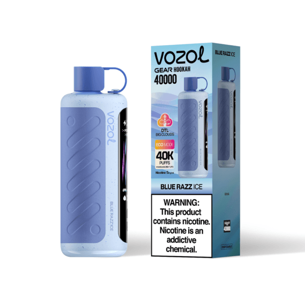 Vozol Gear Hookah 40000 40K Puffs Bulk Buy DTL Dual Mode Rechargeable Disposable Vape Europe Warehouse 11 Vozol Gear Hookah 40000 Puffs